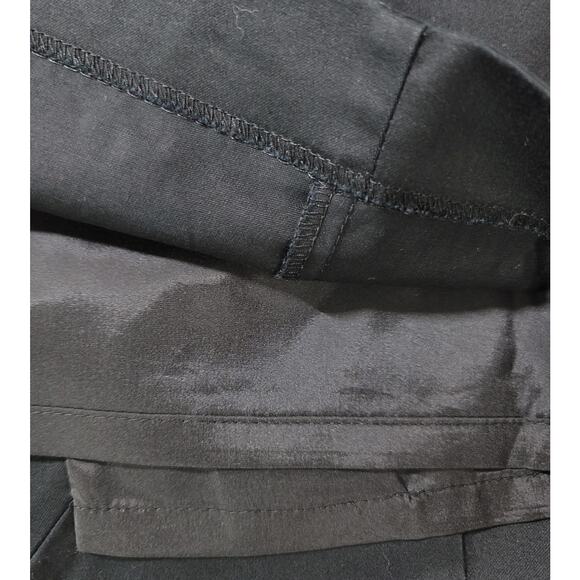 Express Black Flat Front Pencil Denim Skirt 8 Lightweight Side Zip Pull On - Picture 5 of 6